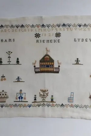 Nageborduurde merklap 1821 Lage Kosten