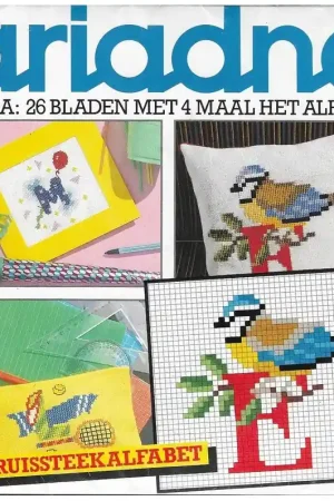 Betrouwbaar Ariadne kruissteekalfabet