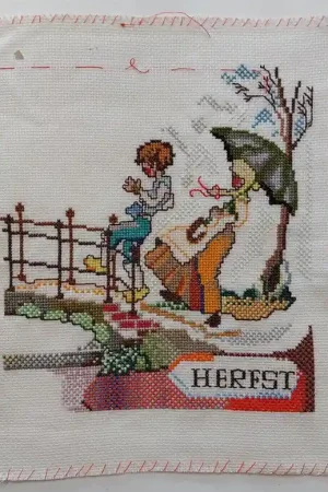 Alleen Vandaag Borduurwerkje herfst