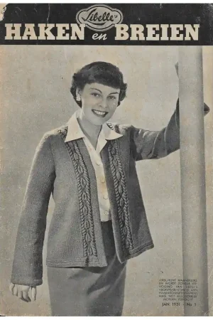 Tijdschrift: Libelle’s Haken en breien 1951 Rechtstreeks Van De Fabrikant