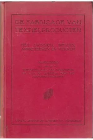 Premium Boek: De Fabricage van textielproducten