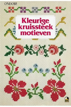 Boek: Kleurige kruissteek motieven Flitsaanbieding