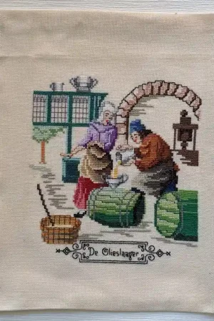 Nieuw Borduurwerkje De Olieslager