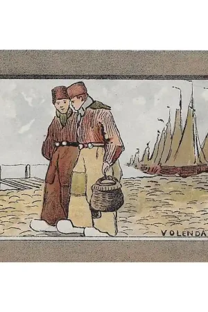 Volendam kaartje parapluiefabriek Favoriet