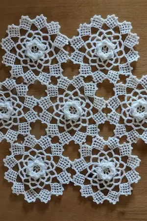 Seizoensaanbieding Kleedje haakpatchwork