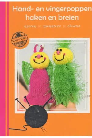 Seizoensaanbieding Boekje: Hand en vingerpoppen haken en breien