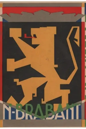 Oude fietskaart Noord Brabant Superprijs