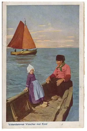 Oude ansichtkaart Volendam Bestseller