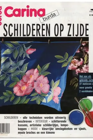 Tijdschrift: Burda schilderen op zijde Hoge Kwaliteit