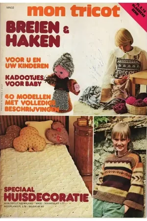 Tijdschrift: Mon tricot breien en haken Nu Kopen