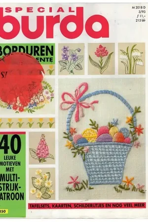Tijdschrift: Burda borduren Goedkoop