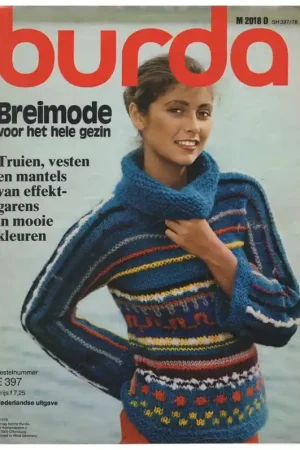 Tijdschrift: Burda breimode voor het hele gezin Seizoensaanbieding