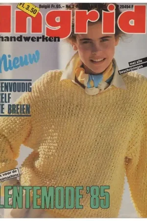 Weekendaanbieding Tijdschrift: Ingrid breimode 1985
