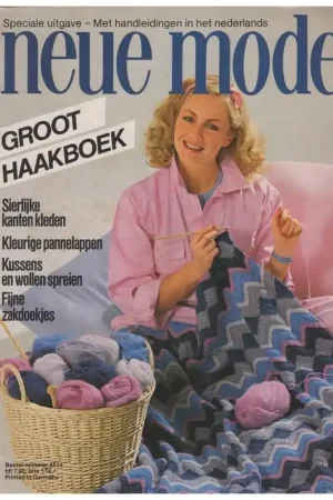 Tijdschrift: Neue Mode Groot haakboek Goedkoop