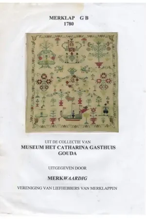 Tijdelijk Beschikbaar Patroon merklap 1780 Gouda