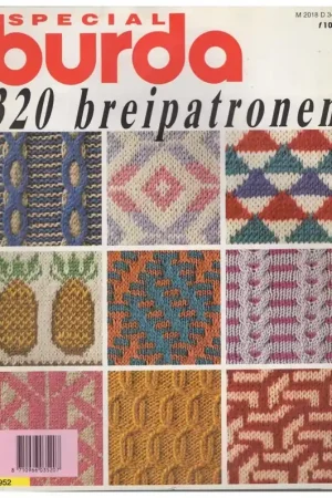 Tijdschrift: Burda 320 breipatronen Lage Prijs
