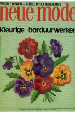 Tijdschrift: Kleurige Borduurwerken Aanbieding