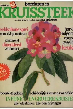 Tijdschrift: Borduren kruissteek Exclusieve Aanbieding