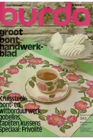 Tijdschrift: Burda groot bont handwerkblad Shop Nu