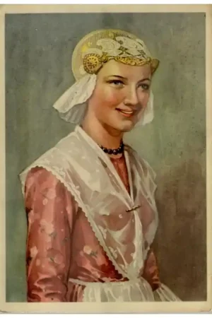 Ansichtkaart klederdracht Friesland Shop Nu