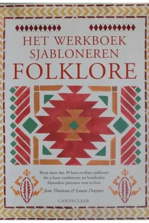 Boek: Het werkboek Sjabloneren Folklore Direct Verzonden
