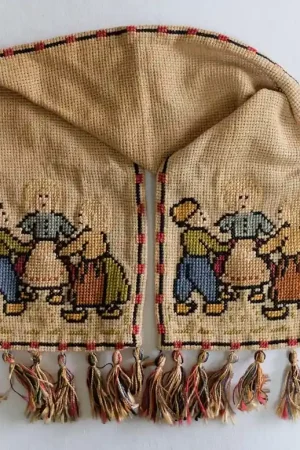 Lopertje geborduurde kinderen Seizoensaanbieding