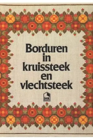 Aanbieding Boek: Borduren in kruissteek en vlechtsteek
