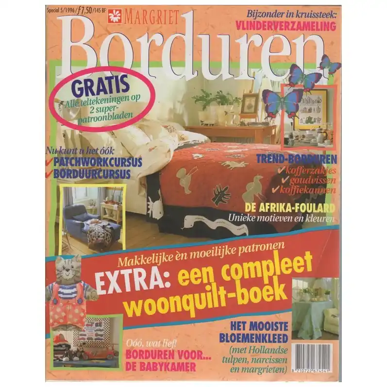 Tijdschrift: Margriet Borduren 1996 Hoge Kwaliteit