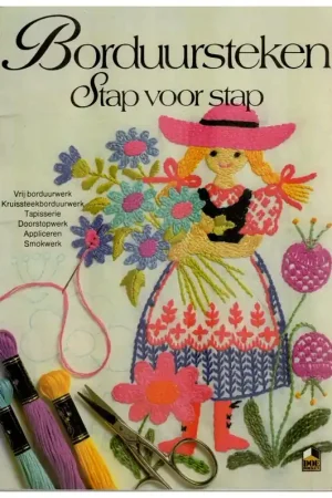 Tijdelijk Beschikbaar Boek: Borduursteken stap voor stap