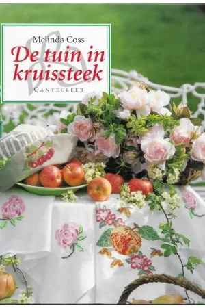 Boek: De tuin in kruissteek Tijdelijk Beschikbaar