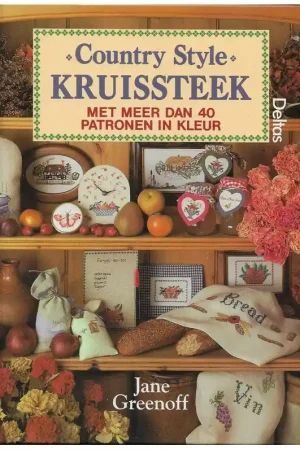 Bestseller Boek:Country style Kruissteek
