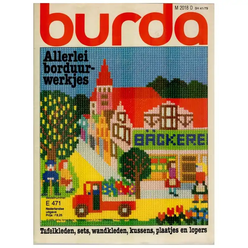 Tijdschrift: Burda Allerlei borduurwerkjes Beperkte Voorraad