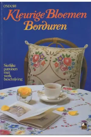 Boek: Kleurige bloemen borduren Bestseller
