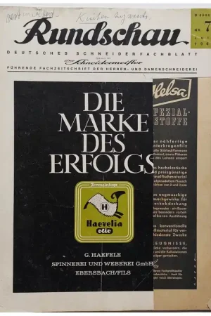 Weekendaanbieding Tijdschrift: Rundschau juli 1966