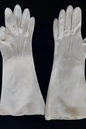 Witte handschoenen Rechtstreeks Van De Fabrikant