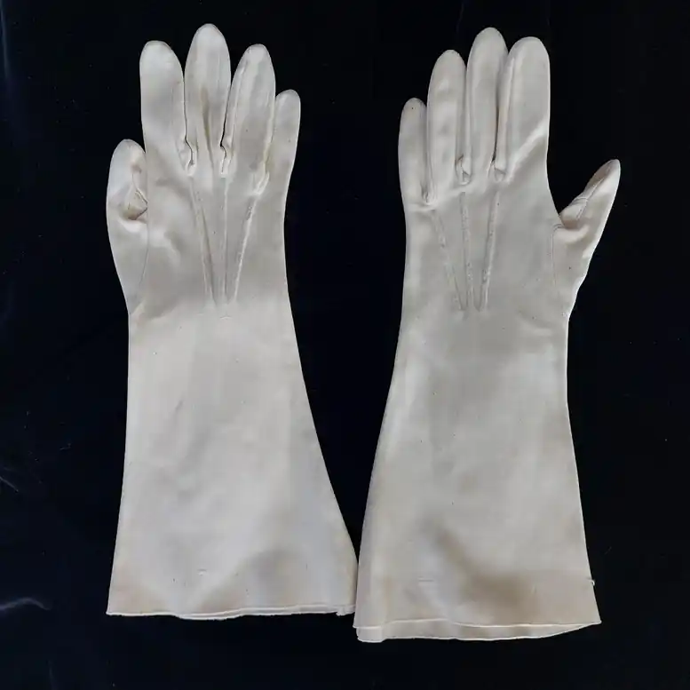 Witte handschoenen Rechtstreeks Van De Fabrikant