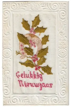 Populair Oude kaart Gelukkig Nieuwjaar (3)