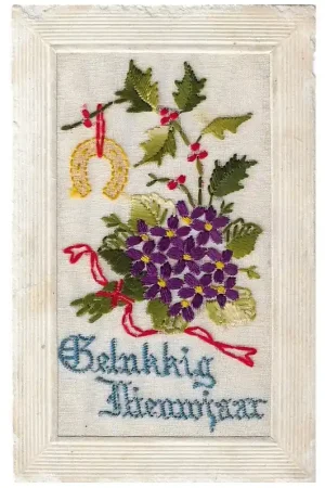 Premium Oude kaart gelukkig nieuwjaar (1)