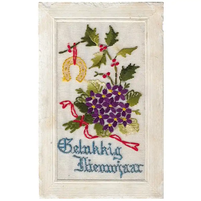 Premium Oude kaart gelukkig nieuwjaar (1)