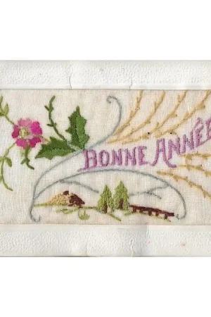 Express Levering Oude kaart Bonne Année (2)