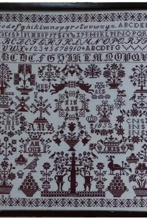 Merklap in donkerrood Weekendaanbieding