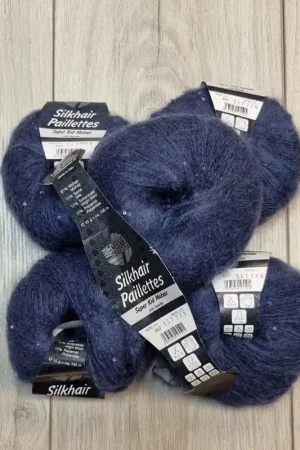Beperkt Aanbod Aanbieding 5 bollen Silkhair Paillettes Kleur 407