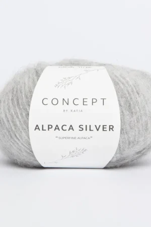 Alpaca Silver Kleurnummer 255 - Licht grijs-Zilver Betaalbaar