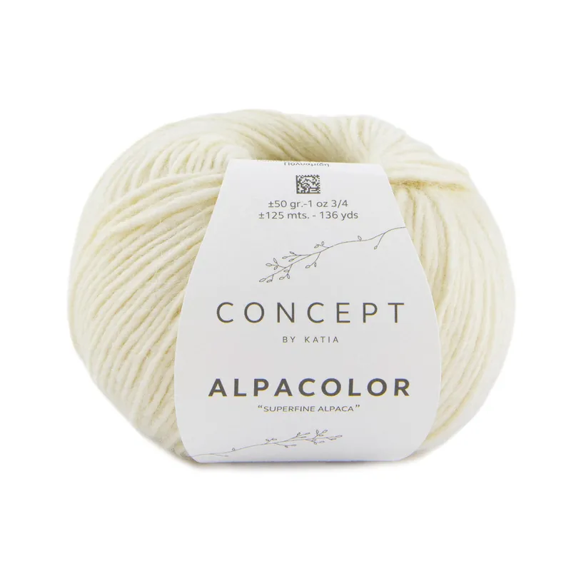 Alpacolor Kleurnummer 1 - Ecru Shop Nu