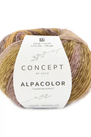 Beste Prijs Alpacolor Kleurnummer 104 - Pasteloranje-Bordeauxpaars-Oker