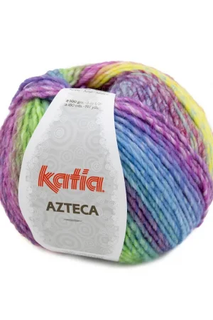 Azteca Kleurnummer 7871 - Oranje-Fuchsia-Groen-Blauw-Lila Goedkoop