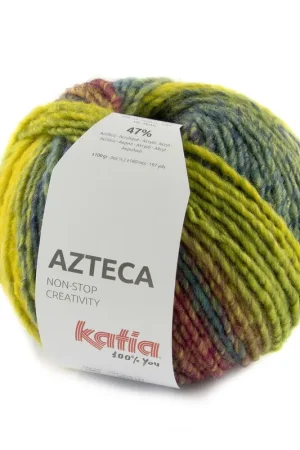 Azteca Kleurnummer 7884 - Turquoise-Geel-Blauwachtig groen Must-Have