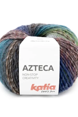 Azteca Kleurnummer 7895 - Blauw-Groen-Rood Actieprijs