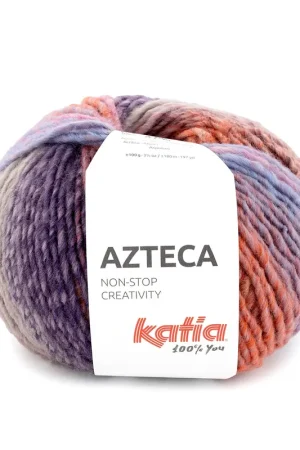 Azteca Kleurnummer 7896 - Kauwgom roze-Lila-Oranje Goedkoop