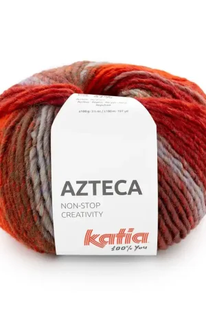 Azteca Kleurnummer 7897 - Rood-Oranje-Kaki Hete Deal